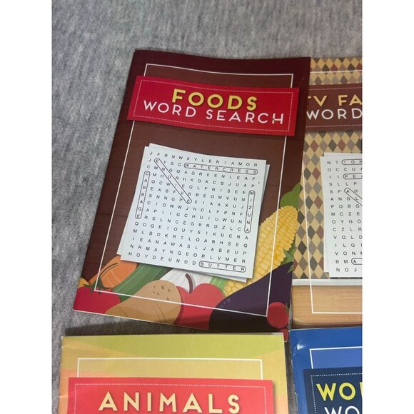 Word Search Magazines Word Search Activity Book For Adults Lot Of 6 Paperback - Picture 2 of 8